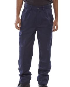 BEESWIFT HEAVYWEIGHT DRIVERS TROUSERS NAVY BLUE 40T (PACK OF 1)
