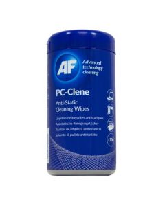 AF PC-CLENE ANTI-STATIC CLEANING WIPES TUB (PACK OF 100) PCC100