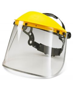 BEESWIFT METAL EDGE FACE VISOR 8” CLEAR UNIVERSAL (PACK OF 1)