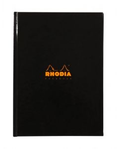 RHODIA BUSINESS A5 BOOK CASEBOUND HARDBACK 192 PAGES BLACK (PACK OF 3) 119231C