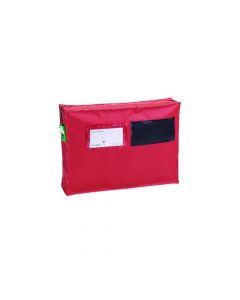 VERSAPAK MAIL POUCH WITH GUSSETT 355X250X75MM SMALL RED ZG1_T2SEAL (PACK OF 1)