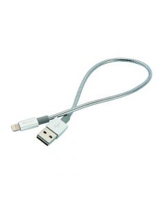 VERBATIM SYNC AND CHARGE LIGHTNING CABLE 100CM SILVER 48859 (PACK OF 1)