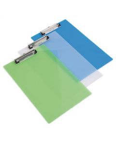 RAPESCO FROSTED TRANSPARENT CLIPBOARD SINGLE SHP PCBAS