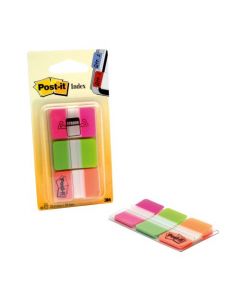 POST-IT STRONG INDEX FULL PINK/GREEN/ORANGE (PACK OF 66 TABS) 686-PGO