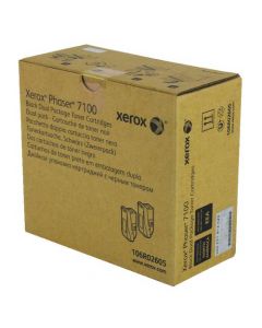 XEROX PHASER 7100 BLACK HIGH YIELD TONER (PACK OF 2) 106R02605