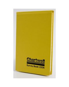 CHARTWELL SURVEY BOOK FIELD WEATHER RESISTANT TOP OPENING 80 LEAF 106X165MM REF 2206Z (PACK OF 1)