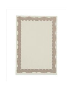 CERTIFICATE PAPERS WITH FOIL SEALS 90GSM A4 BRONZE WAVE  (PACK OF 30 SHEETS)