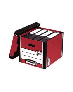 BANKERS BOX RED PRESTO BANKERS BOX PREMIUM STORAGE BOXES (PACK OF 10 BOXES) (12 FOR THE PRICE OF 10) 127260701