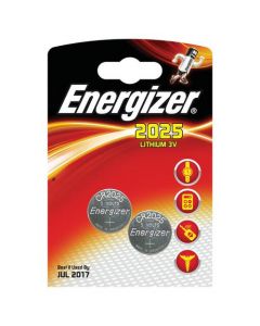 ENERGIZER 2025/CR2025 LITHIUM SPECIALITY BATTERIES (PACK OF 2) 626981