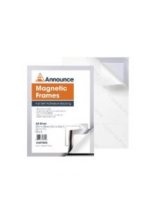 ANNOUNCE MAGNETIC FRAME A3 SILVER (PACK OF 2) AA01843