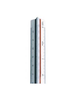 LINEX TRIANGULAR SCALE RULER 1:1-500 30CM WHITE LXH 312 (PACK OF 1)