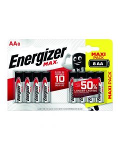 ENERGIZER MAX E91 AA BATTERIES (PACK OF 8) E300112400