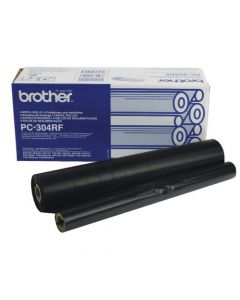 BROTHER BLACK THERMAL TRANSFER FILM RIBBON (PACK OF 4) PC304RF