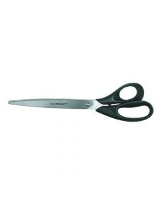 Q-CONNECT SCISSORS 255MM (STAINLESS STEEL BLADES AND ERGONOMIC HANDLES) KF02340 (PACK OF 1)