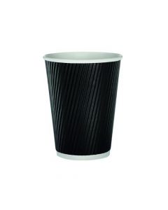 35CL BLACK RIPPLE CUP (PACK OF 500 CUPS) HHRWPA12