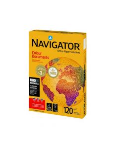 NAVIGATOR COLOUR DOCUMENTS A4 PAPER 120GSM WHITE (PACK OF 250 SHEETS) NAVA4120