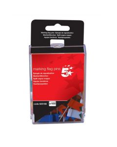 5 Star Office Marking Flags Assorted [Pack 100]