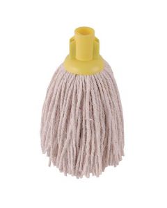 2WORK PY SMOOTH SOCKET MOP 12OZ YELLOW (PACK OF 10) 101869Y