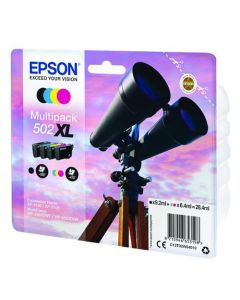 Epson Multipack 502Xl Ink 4-Colours -(Black Ink - 9.2Ml, Colour Ink - 6.4Ml) C13T02W64010