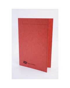 EUROPA SQUARE CUT FOLDER 300 MICRON FOOLSCAP RED (PACK OF 50) 4828