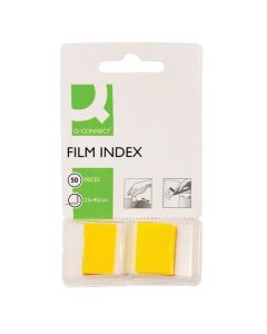 Q-CONNECT PAGE MARKER YELLOW (PACK OF 50) KF03634