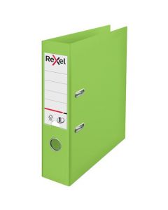 Rexel Choices 75mm Lever Arch File Polypropylene A4 Green 2115504