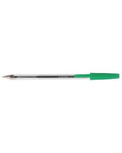Q-Connect Ballpoint Pen Medium Green (Pack Of 50) Kf01043