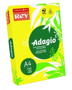 Adagio Intense Yellow A4 Coloured Card 160gsm (Pack of 250) 201.1227