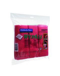 WYPALL MICROFIBRE CLOTH RED (PACK OF 6) 8397