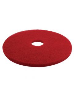 3M BUFFING FLOOR PAD 430MM RED (PACK OF 5) 2ND RD17