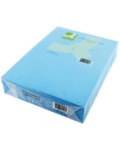 Q-Connect Bright Blue Coloured A4 Copier Paper 80gsm Ream (Pack of 500)
