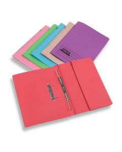 Rexel Jiffex Pocket Transfer File Foolscap Blue (Pack of 25) 43313EAST
