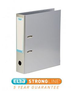 Elba Classy 70mm Lever Arch File A4 Metallic Silver 400021007