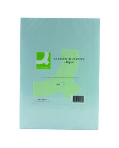 Q-Connect Blue Coloured A4 Copier Paper 80gsm Ream (Pack of 500)