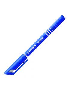 Stabilo Sensor Fineliner Bright Pen Blue (Pack Of 10) 189/41