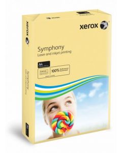 XEROX SYMPHONY PASTEL TINTS IVORY  A4 PAPER 80GSM 003R93964 (PACK OF 500 SHEETS, 1 REAM)