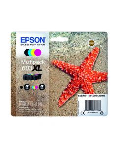EPSON STARFISH 603XL CMYK INK MULTIPACK C13T03A64010