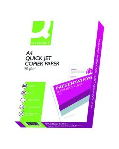 Q-Connect Premium A4 White 90gsm Inkjet Paper (Pack of 500) KF01090