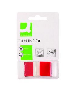 Q-CONNECT PAGE MARKER RED (PACK OF 50) KF03633