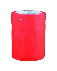 POLYPROPYLENE TAPE 9MMX66M RED (PACK OF 16) 70521252
