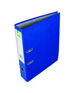 Q-CONNECT LEVER ARCH FILE PAPERBACKED FOOLSCAP BLUE KF20030 (PACK OF 10)