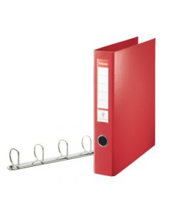 ESSELTE 4D-RING A4 BINDER 40MM RED 82403