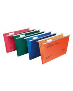 REXEL CRYSTALFILE CLASSIC SUSPENSIONFILE FOOLSCAP RED(PACK OF 50)78141