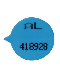 GOSECURE SECURITY SEALS NUMBERED ROUND BLUE (PACK OF 500) S3B