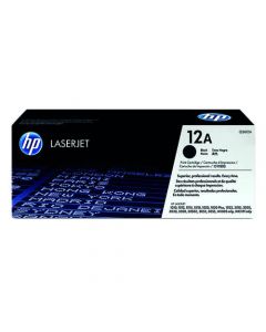 Hp 12A Black Laserjet Toner Cartridge Q2612A