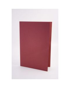 Exacompta Guildhall Square Cut Folder 315gsm Foolscap Red (Pack of 100) FS315-REDZ