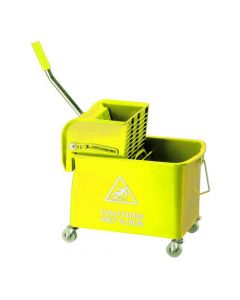 MOBILE MOP BUCKET AND WRINGER 20 LITRE YELLOW 101248YL (PACK OF 1)