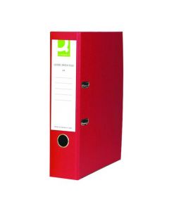 Q-CONNECT LEVER ARCH FILE PAPERBACKED A4 RED (PACK OF 10) KF20041