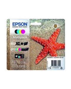EPSON STARFISH 603XL BLACK/603 CMY INK MULTIPACK C13T03A94010