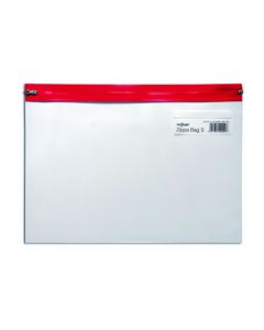 SNOPAKE ZIPPA-BAG S CLASSIC A4 PLUS RED (PACK OF 25 BAGS) 12805